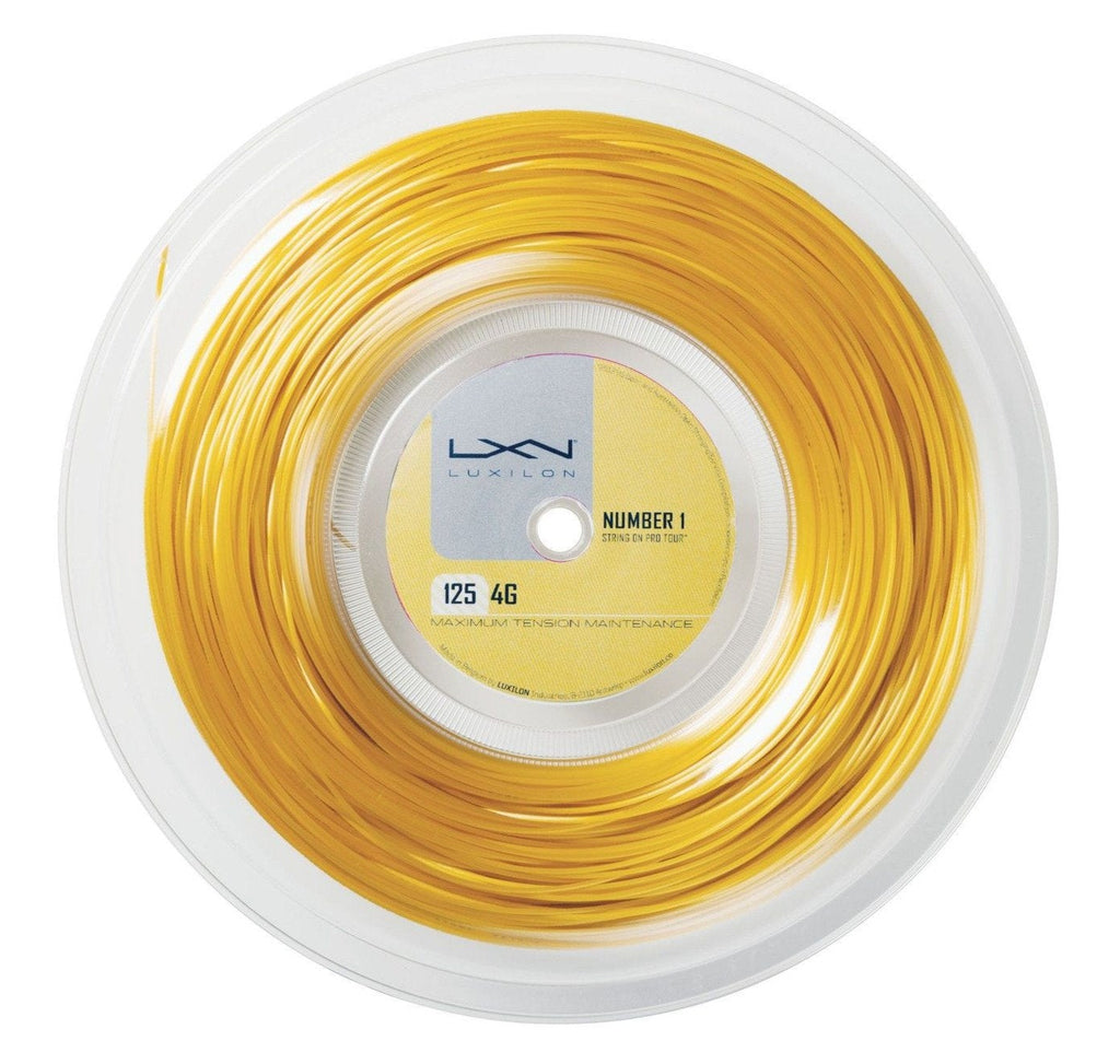 Luxilon 4G 16L Soft Tennis String Reel (Gold) - RacquetGuys.ca