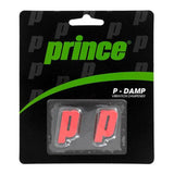 Prince P Damp Vibration Dampener 2 Pack (Red)