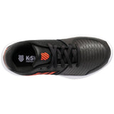 K-Swiss Court Express OMNI Junior Tennis Shoe (Black/White/Orange)
