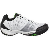 Prince T22 Men's Tennis Shoe (White/Black/Green) - RacquetGuys