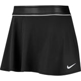Nike Women's Court Dri-Fit Summer Flouncy Skirt (Black/White) - RacquetGuys.ca