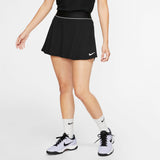 Nike Women's Court Dri-Fit Summer Flouncy Skirt (Black/White) - RacquetGuys.ca