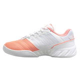 K-Swiss Bigshot Light 4 Women's Tennis shoe (White/Pink) - RacquetGuys.ca