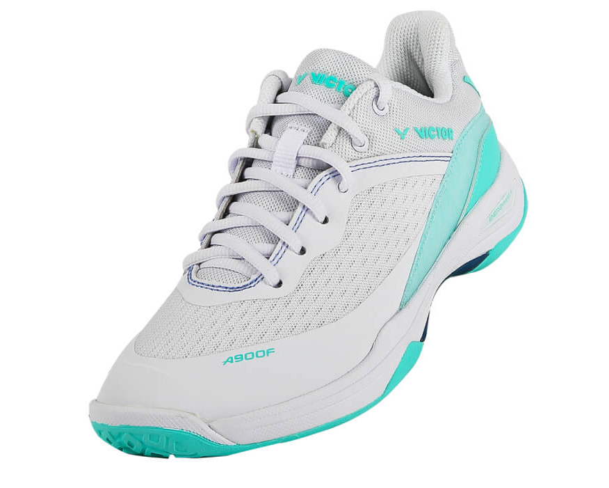 Victor A900F Women's Indoor Court Shoe (White/Cockatoo Green)