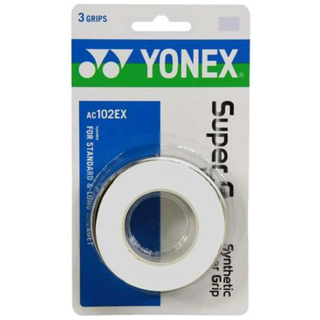 Yonex Super Grap Overgrip 3 Pack (White)