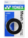 Yonex Mesh Grap Overgrip 3 Pack (Black)