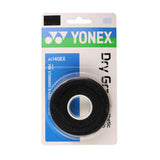Yonex Dry Grap Overgrip 3 Pack (Black) - RacquetGuys