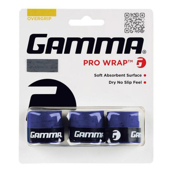 Gamma Pro Wrap Overgrip 3 Pack (Blue) - RacquetGuys