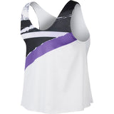 Nike Women's 2-in-1 Tank Top (White/Black/Purple) - RacquetGuys.ca