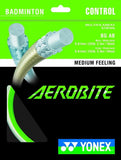 Yonex BG Aerobite Hybrid Badminton String (White/Green) - RacquetGuys