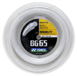 Yonex BG 65 Badminton String Reel (White) - RacquetGuys