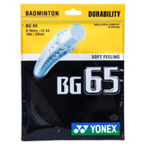 Yonex BG 65 Badminton String (Black) - RacquetGuys