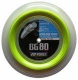 Yonex BG 80 Badminton String Reel (Yellow) - RacquetGuys