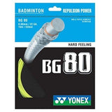 Yonex BG 80 Badminton String (Yellow) - RacquetGuys