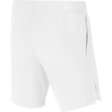 Nike Boy's Court Flex Ace Shorts (White/Black) - RacquetGuys.ca