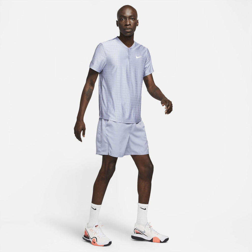 Nike Men's Dri-FIT Advantage Polo (Indigo Haze/White) - RacquetGuys.ca