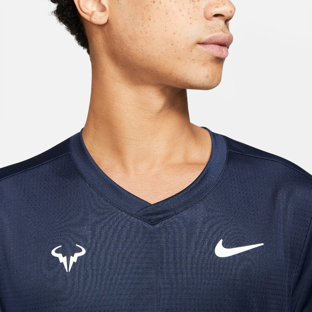 Nike Men's Rafa Dri-FIT Challenger Top (Obsidian/White) - RacquetGuys.ca