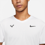Nike Men's Rafa Dri-FIT ADV Top (White/Black) - RacquetGuys.ca