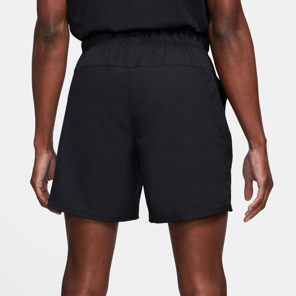 Nike Men's Dri-FIT Victory 7-Inch Shorts (Black/White) - RacquetGuys.ca