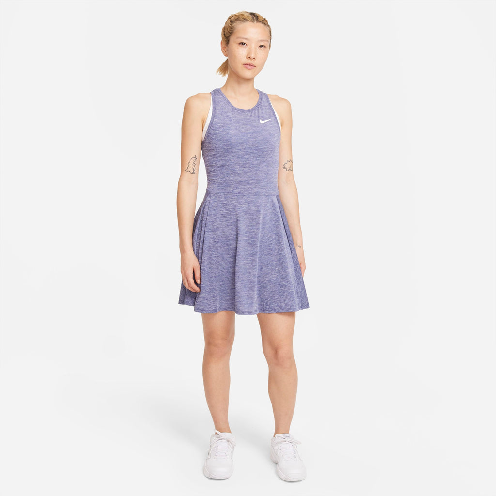 Nike Women's Dri-FIT Advantage Dress (Purple/White) - RacquetGuys.ca