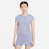 Nike Women's Dri-FIT Victory Top (Indigo Haze/White) - RacquetGuys.ca