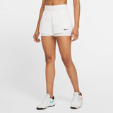Nike Women's Dri-FIT Victory Shorts (White/Black) - RacquetGuys.ca