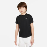 Nike Boys' Dri-FIT Victory Top (Black/White) - RacquetGuys.ca