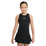 Nike Girls' Dri-FIT Victory Tank (Black/White) - RacquetGuys.ca