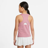Nike Girls' Dri-FIT Victory Tank (Elemental Pink/White) - RacquetGuys.ca