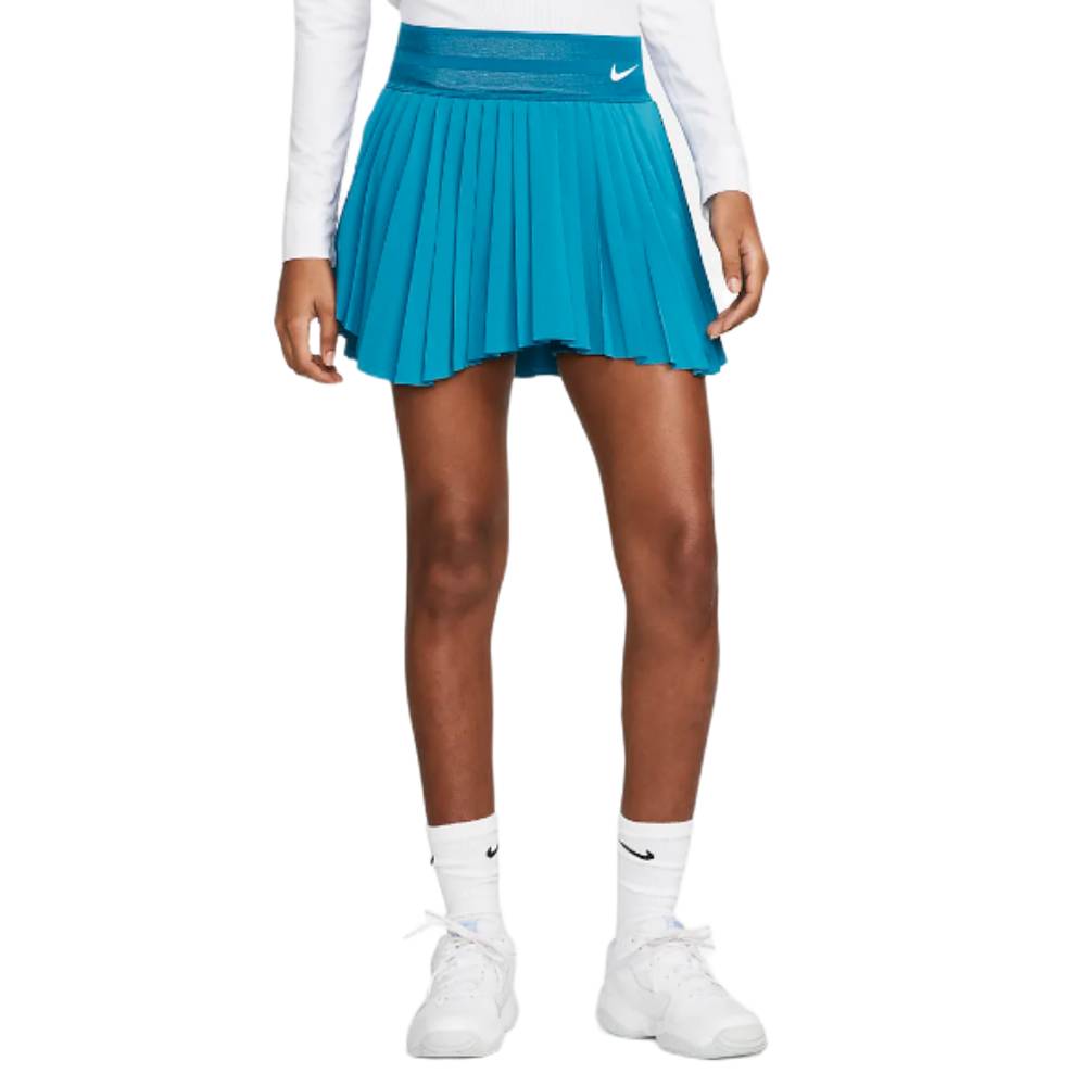 Nike Women's Court Dri-Fit Slam Melbourne NY Skirt (Blue/White) - RacquetGuys.ca