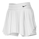 Nike Women's  Dri-FIT Slam Skirt (White/Black) - RacquetGuys.ca