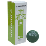 Dunlop Compete Junior Squash Balls 3 Pack
