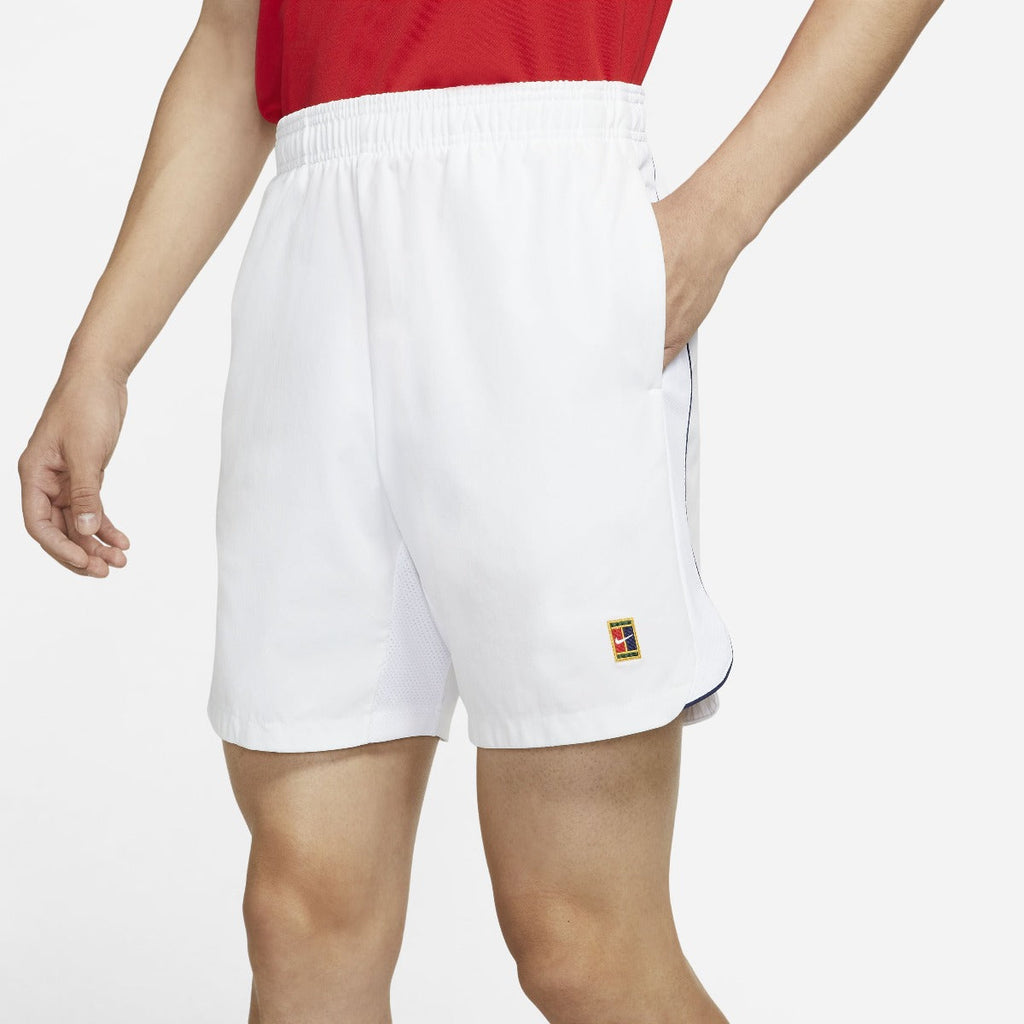Nike Men's Dri-FIT NYC Slam 7-Inch Shorts (White) - RacquetGuys.ca