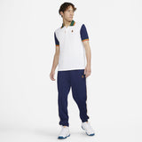 Nike Men's Dri-FIT Slim-Fit NYC Slam Polo (White/Binary Blue) - RacquetGuys.ca