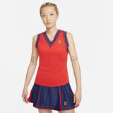 Nike Women's Dri-FIT NYC Slam Tank Top (University Red/Blue) - RacquetGuys.ca