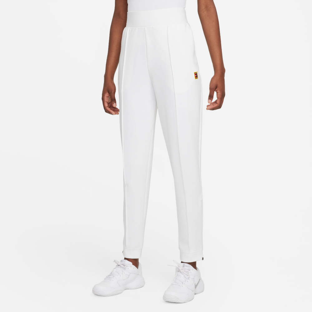 Nike Women s Dri FIT Heritage Knit Pants White RacquetGuys