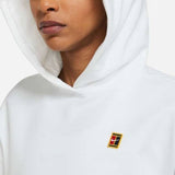 Nike Women's Fleece Heritage Tennis Hoodie (White) - RacquetGuys.ca