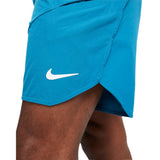 Nike Mens Dri-FIT Advantage 7-Inch Shorts (Green Abyss/White) - RacquetGuys.ca
