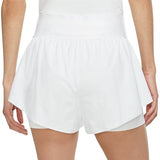 Nike Women's Dri-FIT Advantage Novelty Short (White) - RacquetGuys.ca