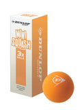 Dunlop Play Junior Squash Balls 3 Pack - RacquetGuys.ca