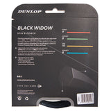 Dunlop Black Widow 17 G Tennis String (Black) - RacquetGuys.ca