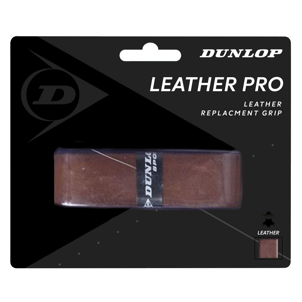 Dunlop Leather Pro Replacement Grip (Natural) - RacquetGuys