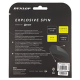 Dunlop Explosive Spin 17 G Tennis String (Yellow) - RacquetGuys.ca