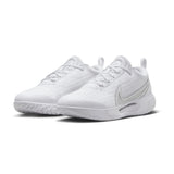 Nike Court Zoom Pro Women's Tennis Shoe (White/Silver) - RacquetGuys.ca