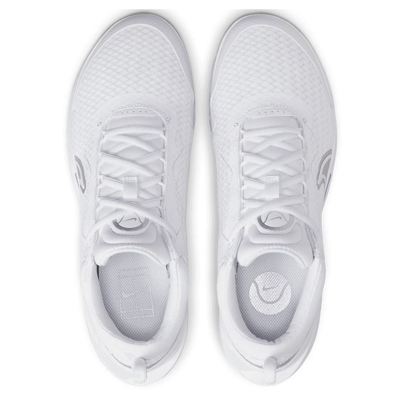 Nike Court Zoom Pro Women's Tennis Shoe (White/Silver) - RacquetGuys.ca