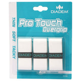 Diadem Pro Touch Overgrip 3 Pack (White) - RacquetGuys
