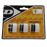 Dunlop ViperDry Overgrip 3 Pack (White) - RacquetGuys
