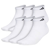 adidas Men's Superlite Low-Cut Socks 6 Pack (White)