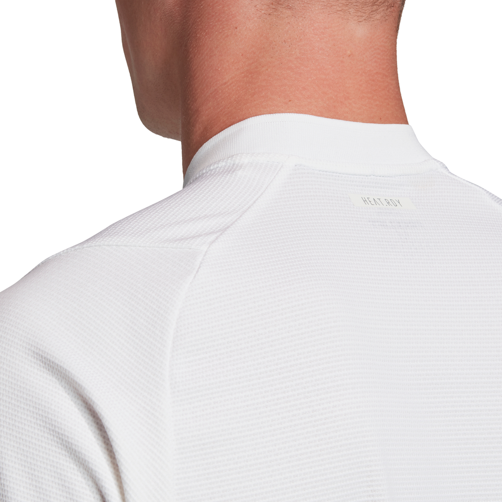 adidas Men's Freelift HEAT.RDY Polo (White) - RacquetGuys
