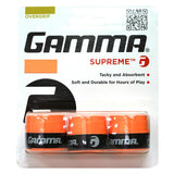 Gamma Supreme Overgrip 3 Pack (Orange)